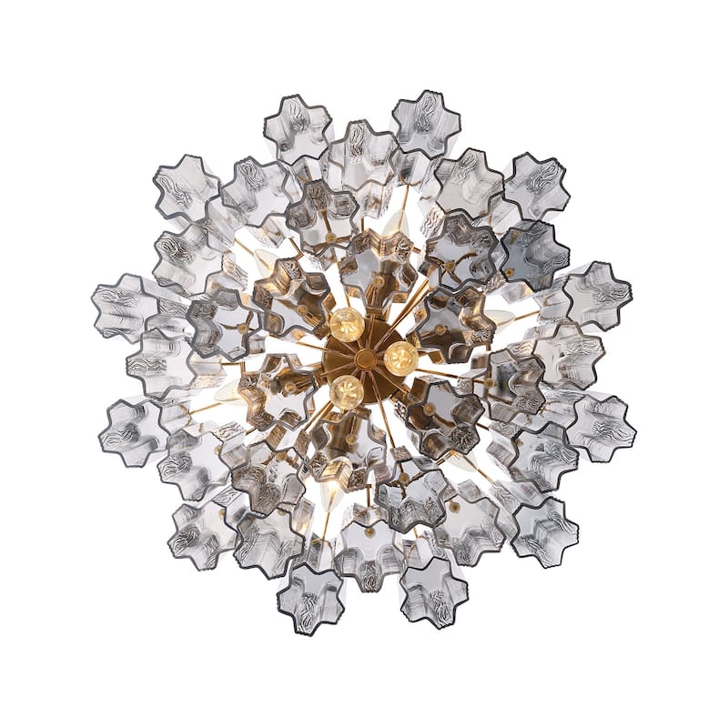 Crystorama Lighting Group ADD-308-SM Addis 9 Light 22" Wide Chandelier