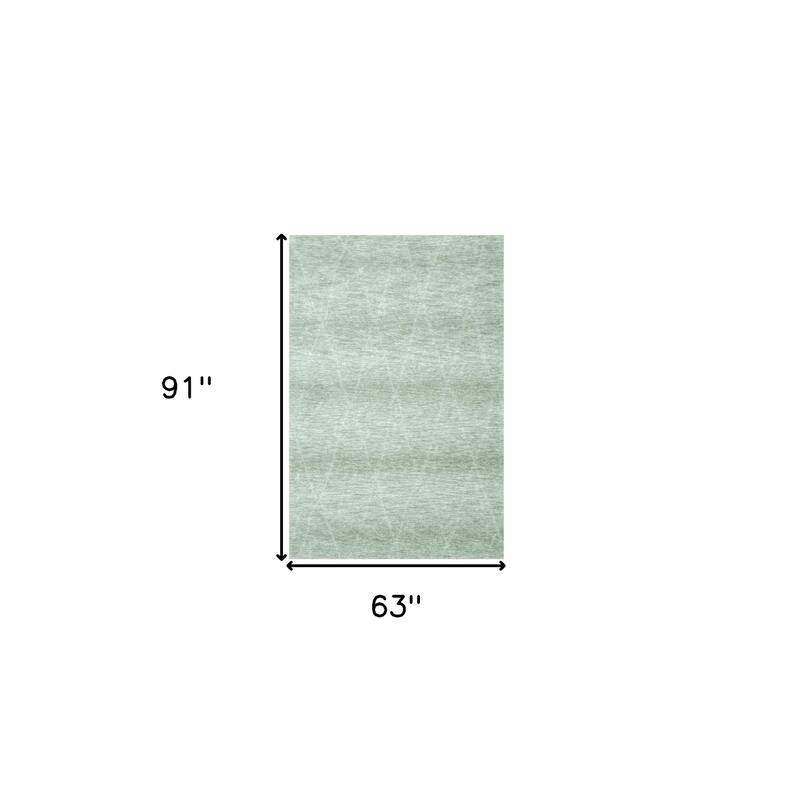 Mujep Power Loomed Distressed Geometric Modern Non Skid Stain Resistant Area Rug By HomeRoots