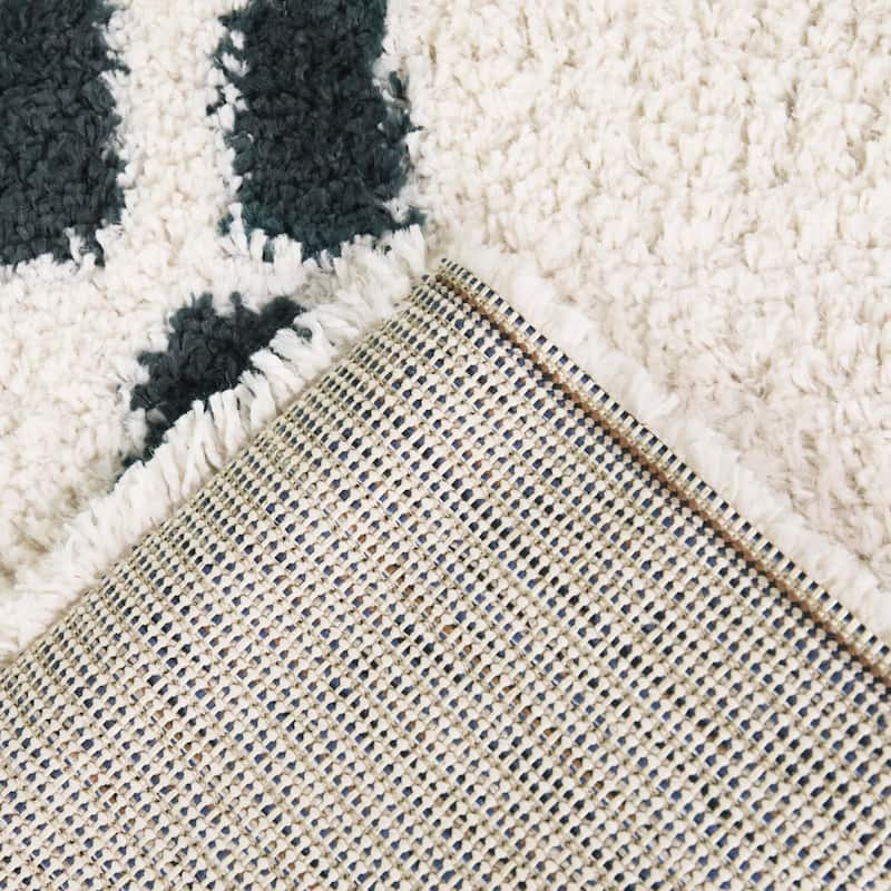 Thaddeus Geometric Shag Area Rug