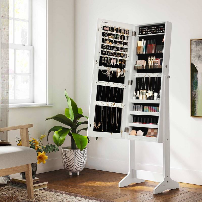 SONGMICS Mirror Jewelry Armoire Bed Bath & Beyond 37888787