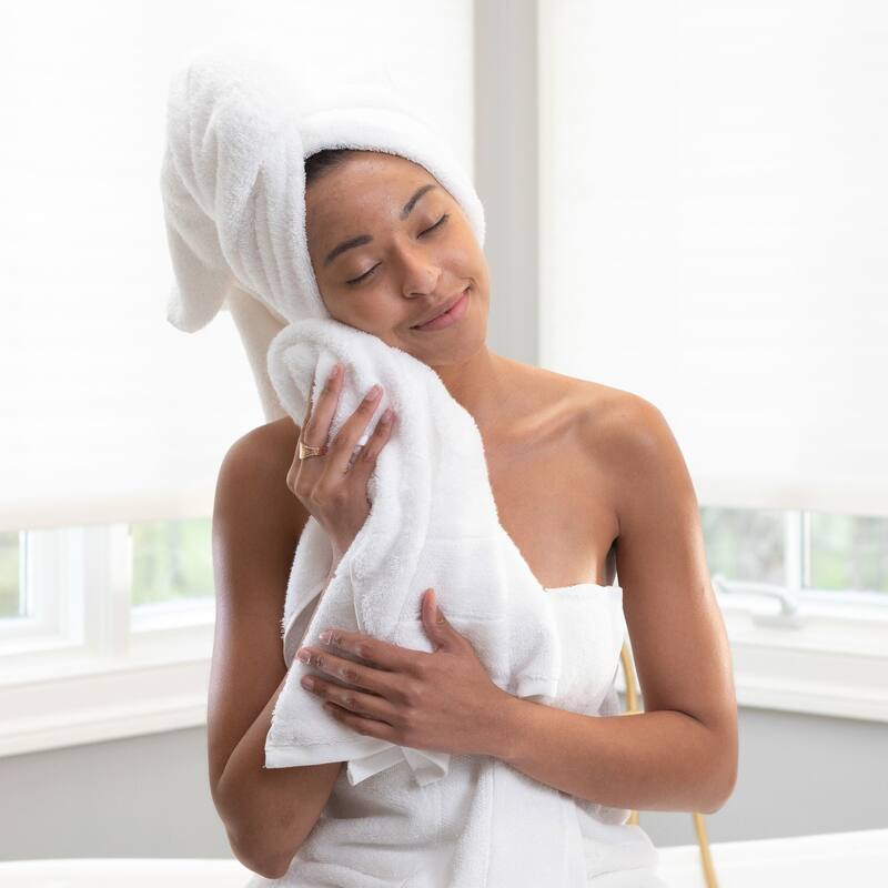 Aston & Arden Turkish Solid 2-Piece Bath Towels - 60x30