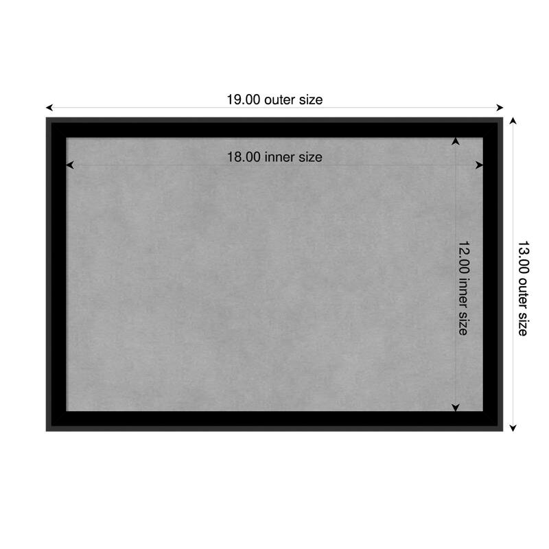 Amanti Art Incline Black Framed - 19 x 13 in - Incline Black
