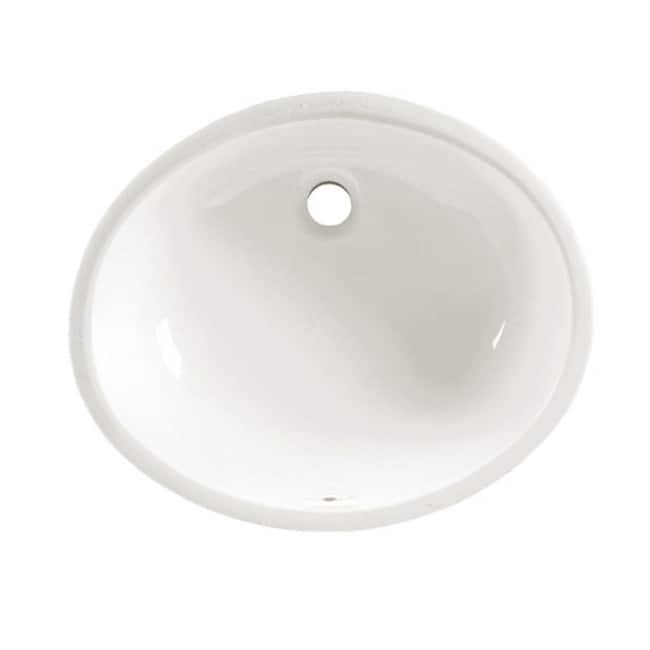 American Standard Ovalyn 19" Undermount Porcelain Bathroom Sink - White