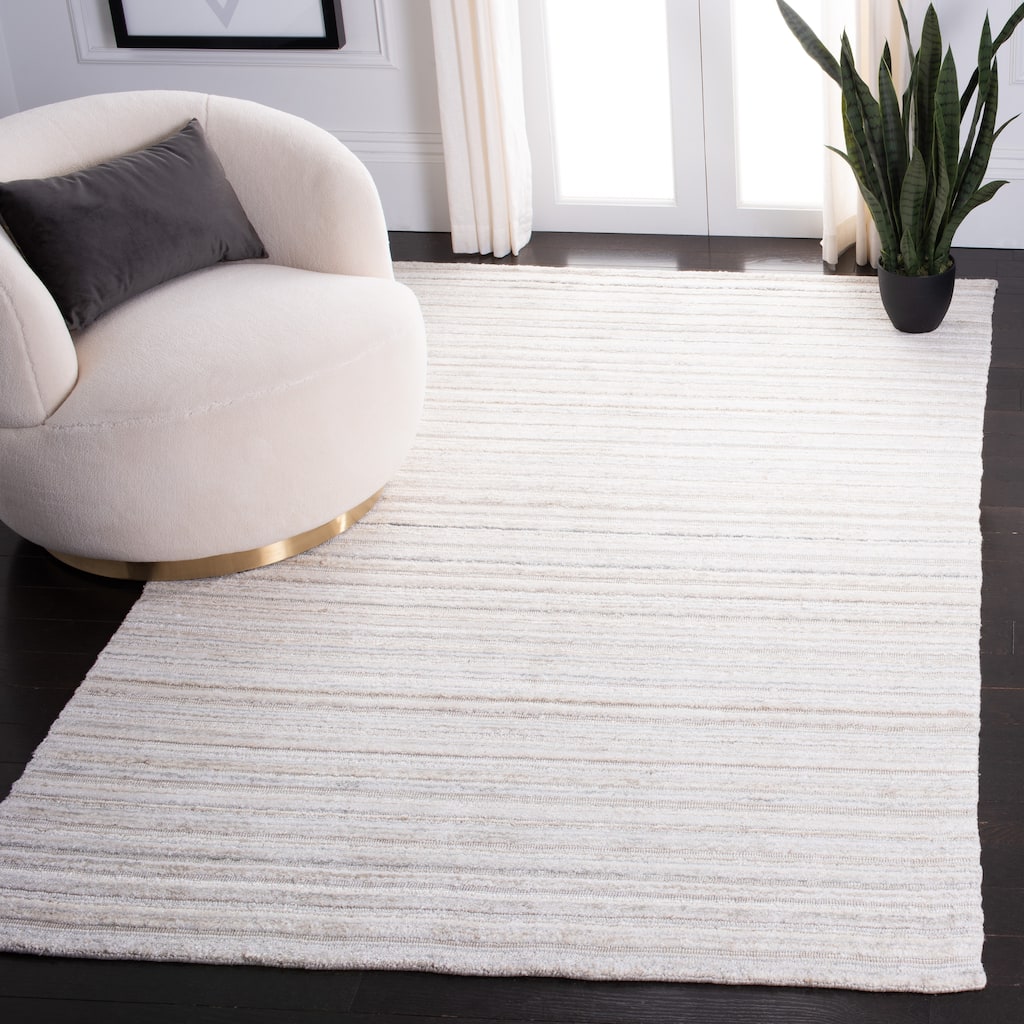 SAFAVIEH Hand-Knotted Elements Fleurette Silk Rug