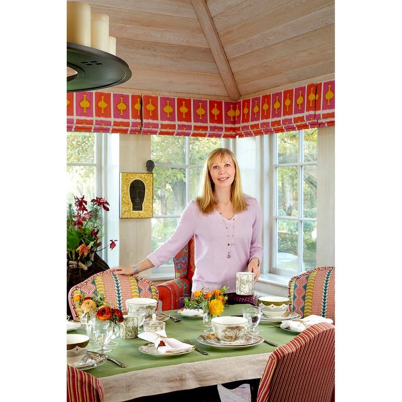 Kit Kemp for Spode Tall Trees Octagonal Platter - 14 Inch