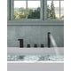 preview thumbnail 39 of 39, Roman Tub Faucet with Handheld Shower 3-Handle Deck Mount Bathtub Faucet Set