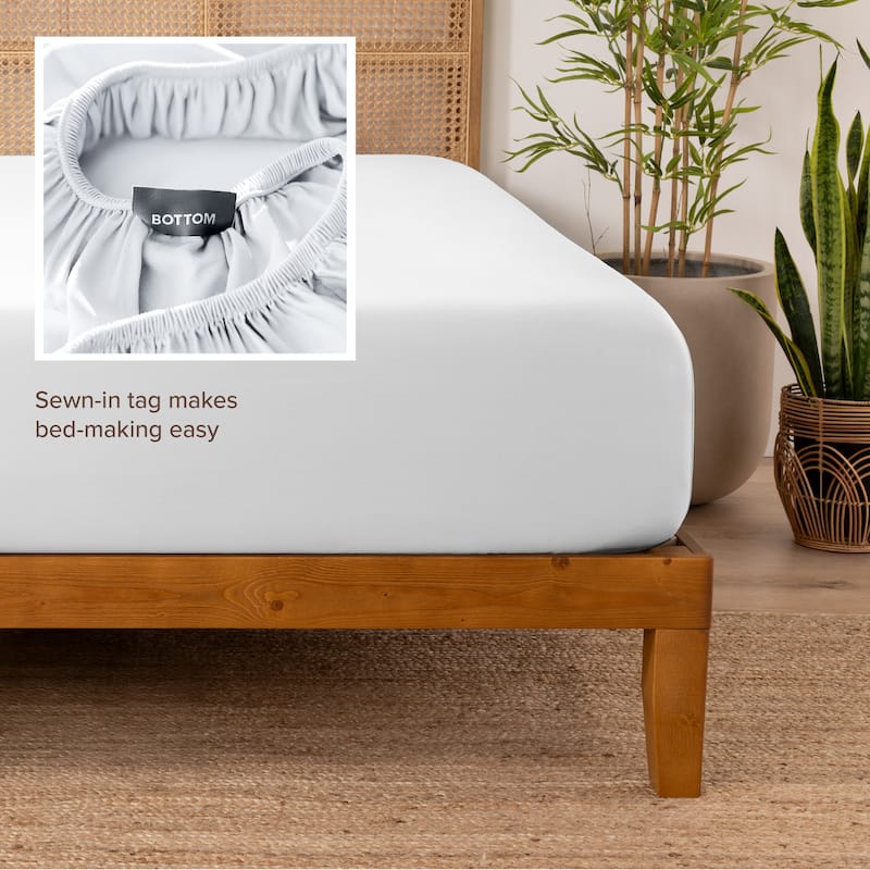 Bare Home Rayon from Bamboo Fitted Sheet