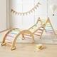 preview thumbnail 1 of 8, Tiny Land® 7-in-1 Rainbow Climbing Set Toddler