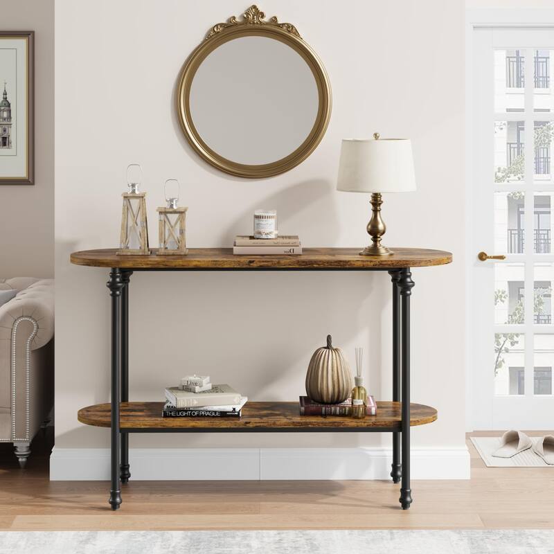 Farmhouse Entryway Table for Living Room, Hallway