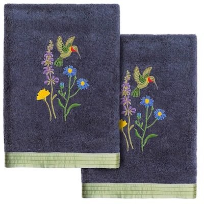 Authentic Hotel and Spa Turkish Cotton Hada 2 PC Hand Towel Set