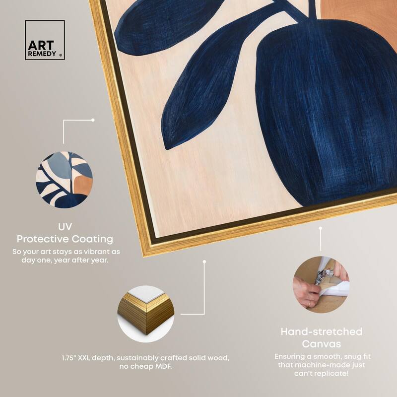 Blue Matisse Jar I Canvas by Art Remedy