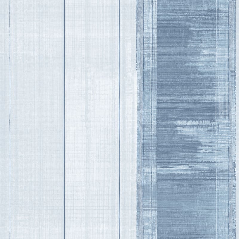 Galerie Wallcoverings Atmosphere Sublime Stripe Non-woven Matte Wallpaper Roll - 33 feet x 21 inches - Blue