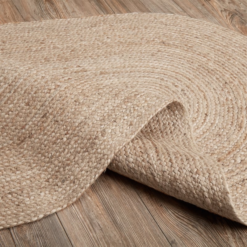 Natural Jute Rug Oval w/ Pad 36x60