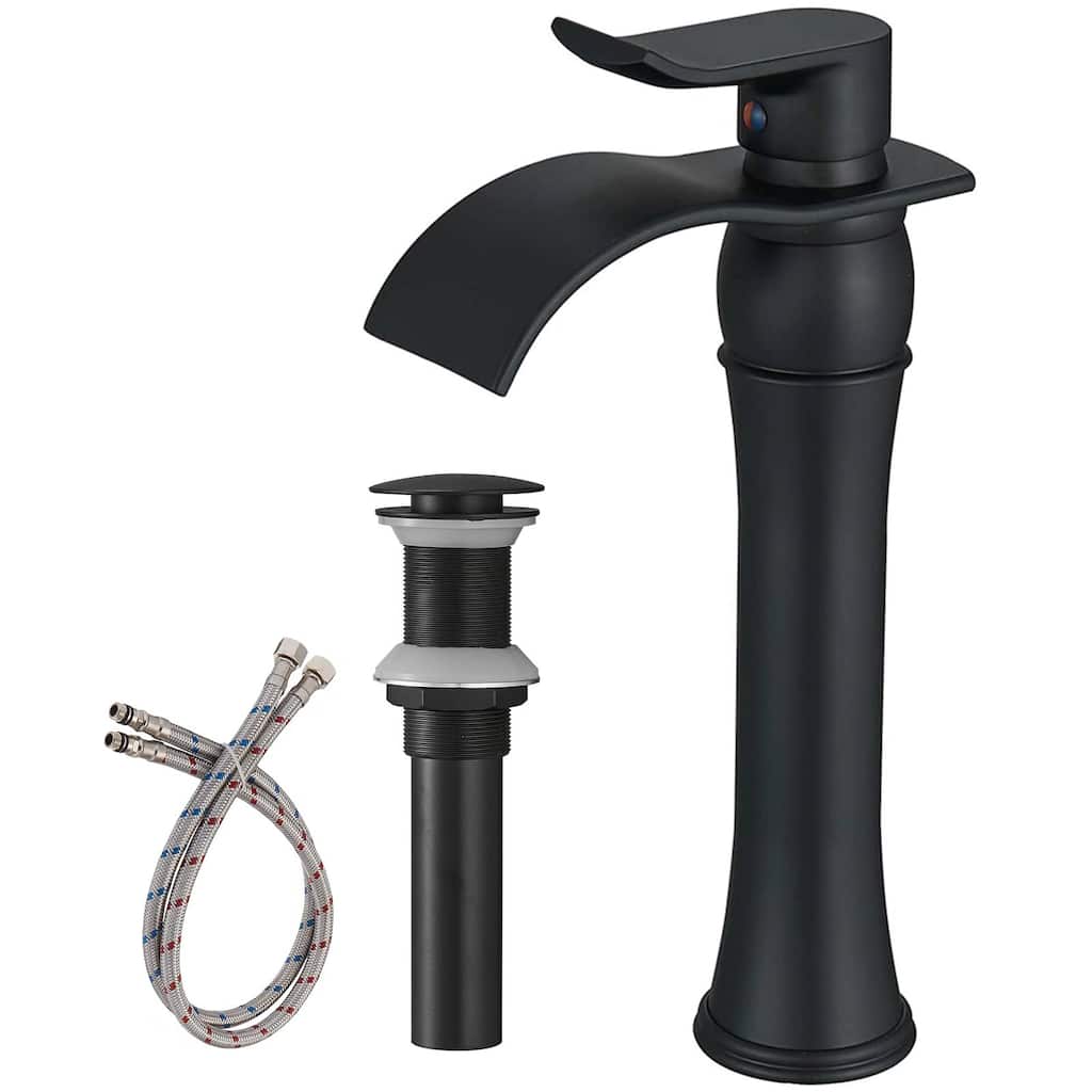Vibrantbath Commercial Waterfall Bathroom Sink Vessel Faucet