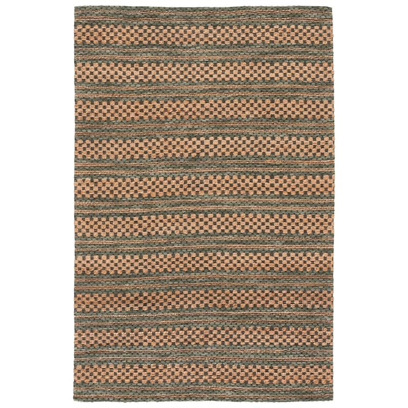 Martha Stewart by SAFAVIEH Handmade Tulia Jute Rug - 6' x 9' - Natural/Green