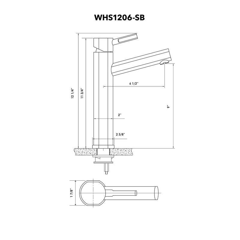 Waterhaus Stainless Steel Elevatied Lavatory Faucet
