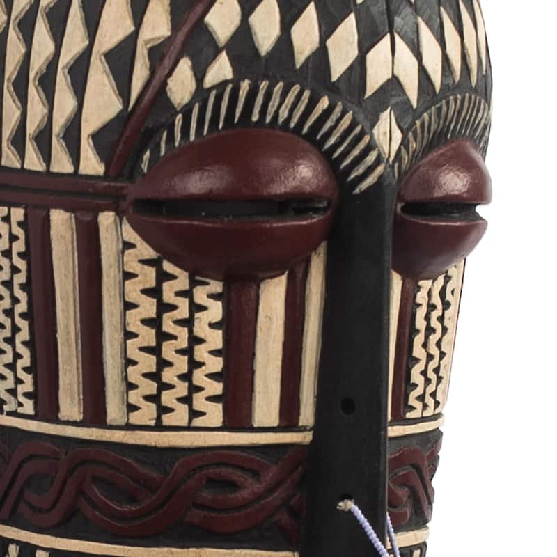Novica Handmade Songye Ii African Wood Mask