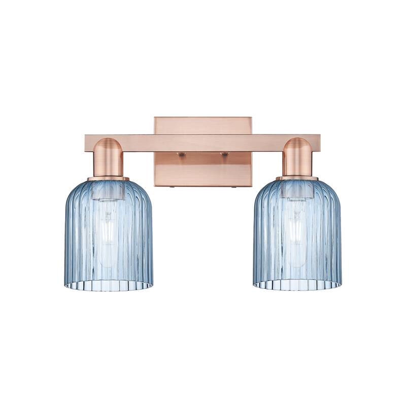 Innovations Lighting Downtown Urban - Bridal Veil - 2 Light 16" Bath Vanity Ligh