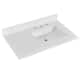 Option 36 in. top with right sink