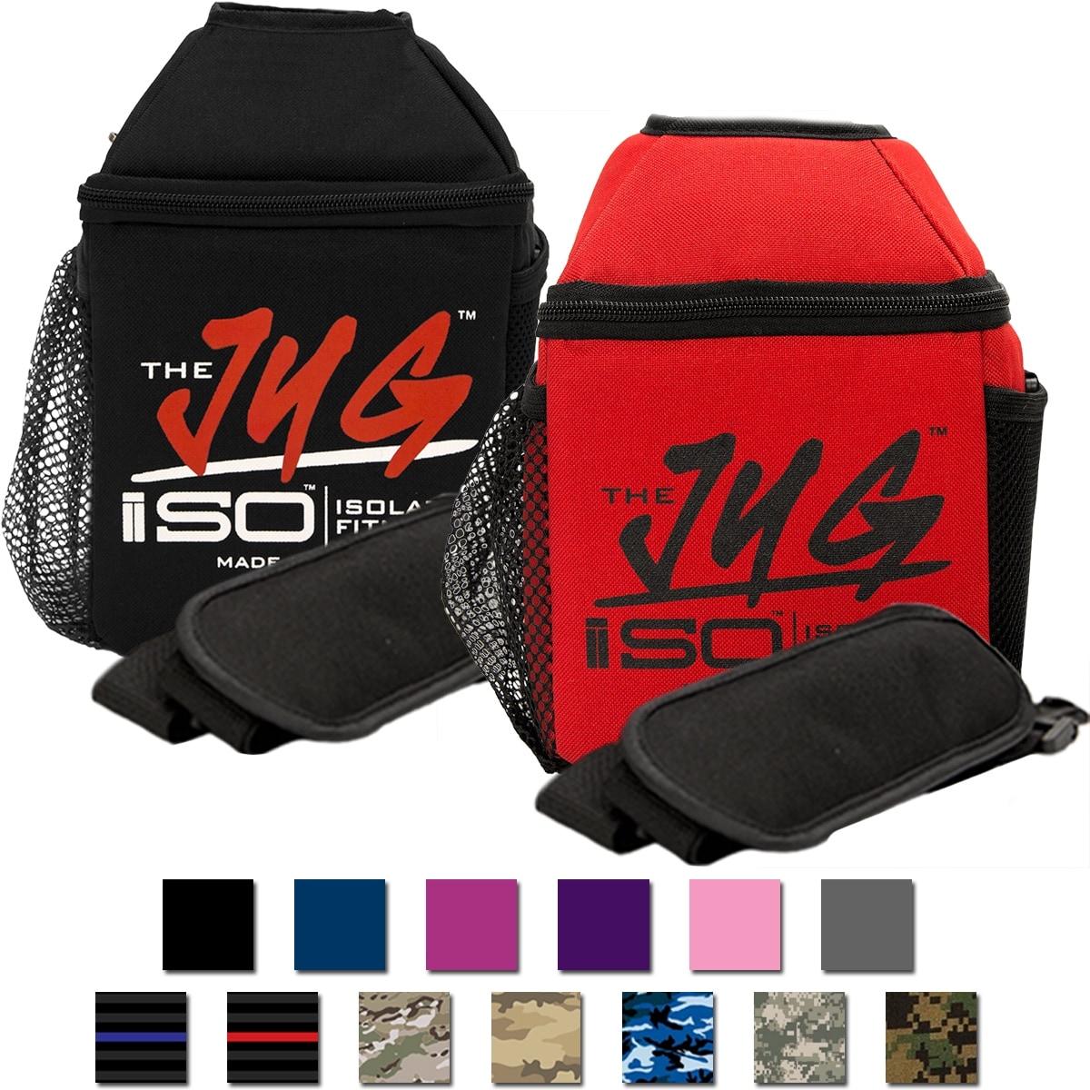 Blackout BPA FREE Made in USA AND ISOGALLON HD Blackout 1 Gallon Jug includes ISOBRICK /& Shoulder Strap UL Certified Impact Resistant ISOJUG COMBO Insulated Durable One Gallon Water Jug Holder