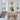 8 - Light Modern 24 inch Fabric Hourglass Chandelier w/ Tapered Drum Shade