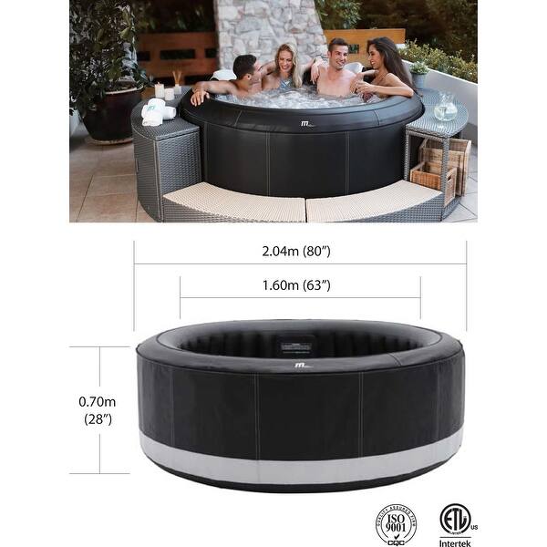 MSpa, CAMARO, PREMIUM, 6 Persons Inflatable Hot Tub & SPA, 138 Massage ...