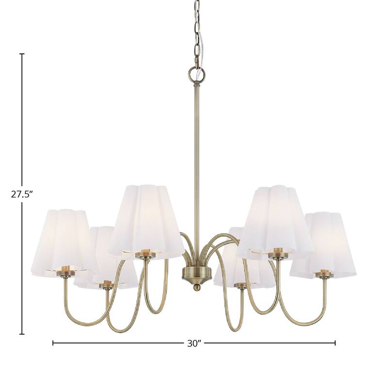 Kensington 6-Light Chandelier, Gold