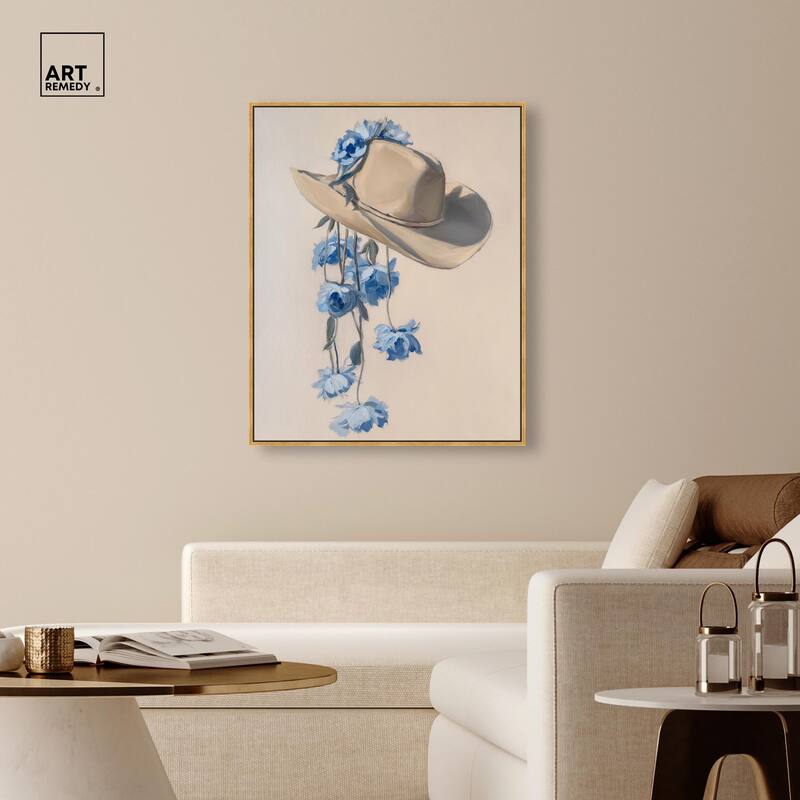 Brimming Blues II Canvas by Art Remedy