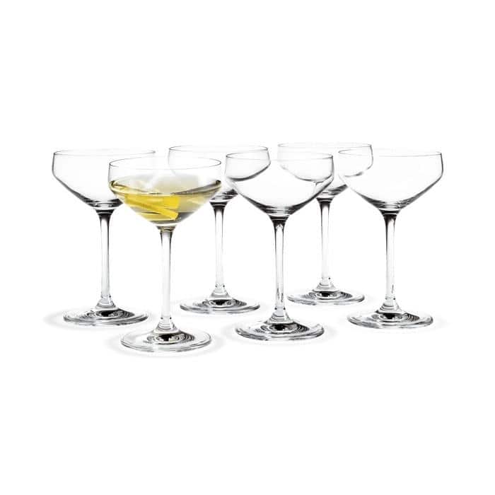 Holmegaard Perfection Martini Glass, Clear, 6 pcs. - 9.8 oz