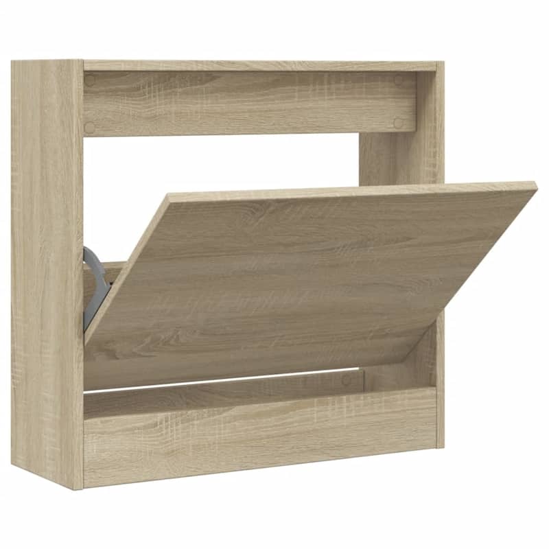 vidaXL Shoe Cabinet Engineered Wood Compact Shoe Cabinet