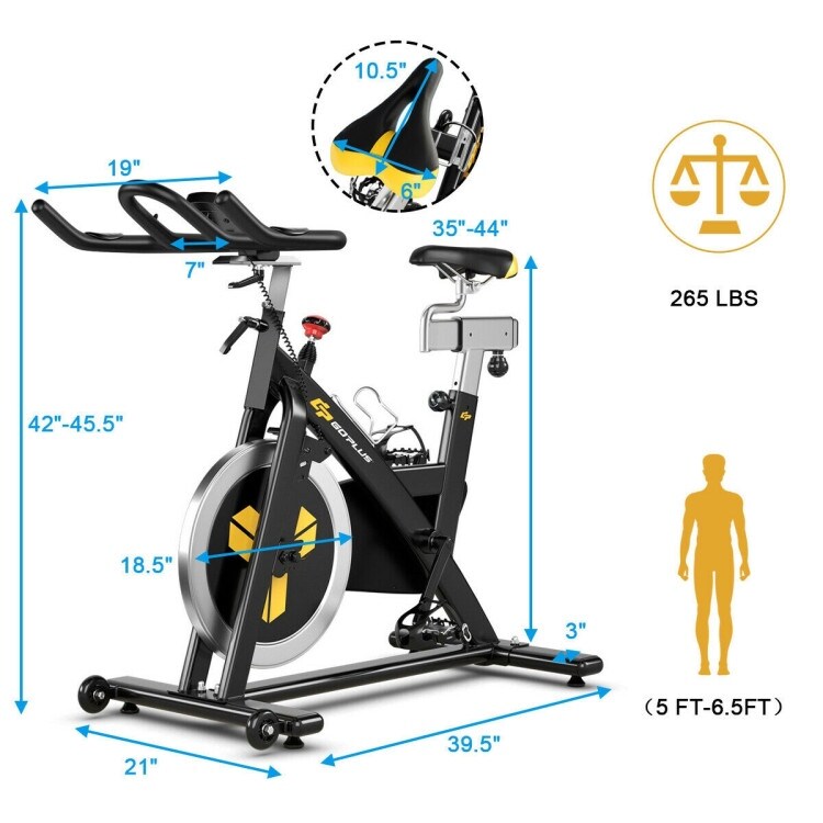 Indoor Fixed Belt Drive Magnetic Exercise Bike for Effective