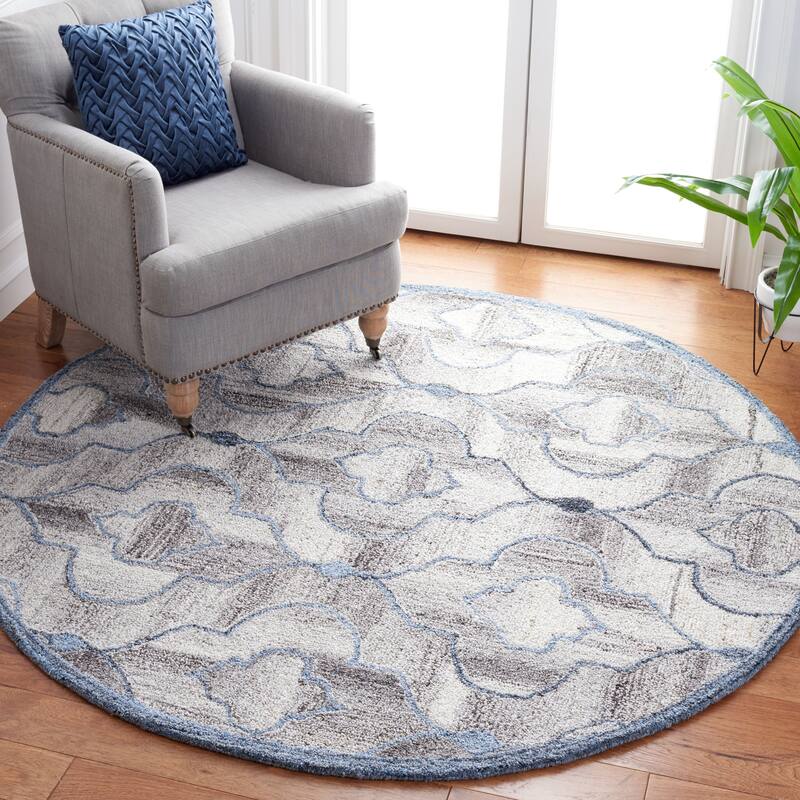 SAFAVIEH Handmade Abstract Mirdza Modern Wool Rug