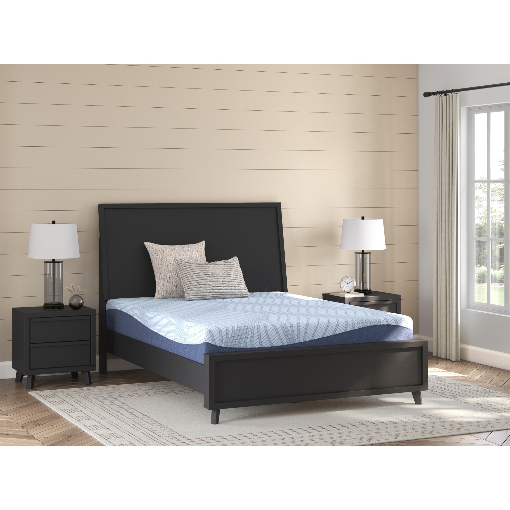 Signature Design by Ashley Peak 2.0 10-Inch Memory Foam Blue Mattress