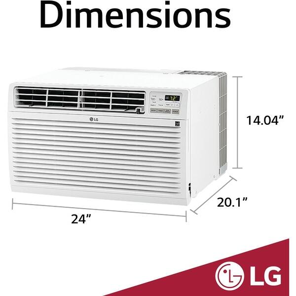 Shop Lg Lt1016cer 9 800 Btu 115v Through The Wall Air Conditioner With Remote Control Overstock 11627671