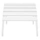 preview thumbnail 1 of 9, Laguna Hdpe All Weather Outdoor Patio Ottoman White