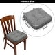 preview thumbnail 18 of 45, Indoor 3.7'' Dining Chair Pad Cushion (Set of 4)