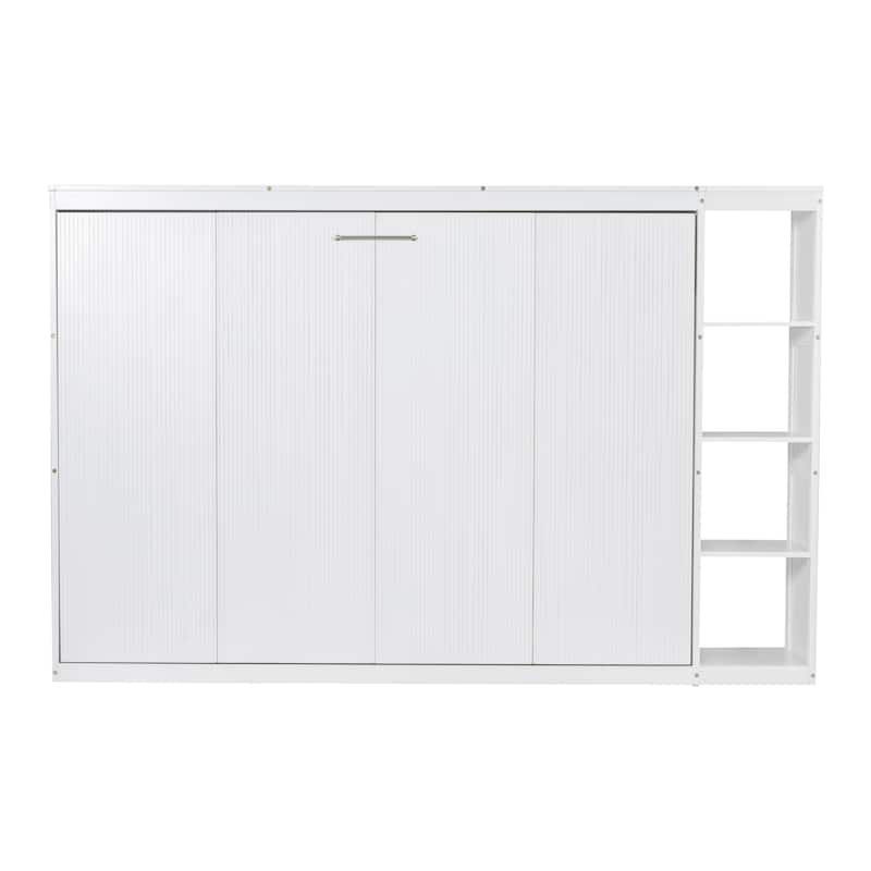 Full Murphy Bed with Bookshelf