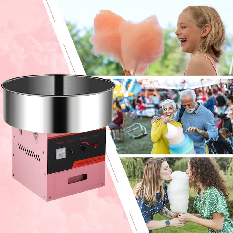 980W Commercial Cotton Candy Machine