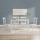 Option White/Natural Table + White Chairs