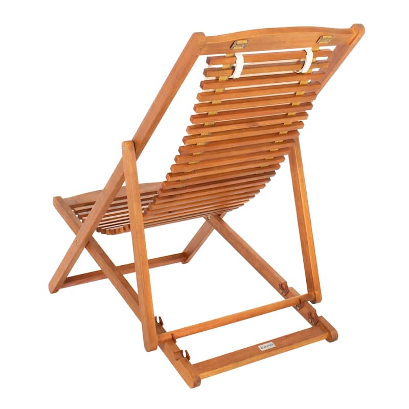 SAFAVIEH Outdoor Makena Relax Chair with Pillow (Set of 2) - 24W x 39D x 38H