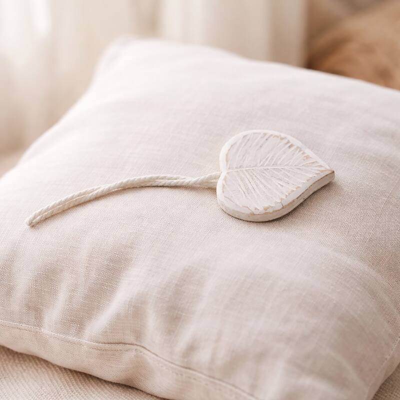 Magnetic Wooden Heart Curtain Tiebacks Easy to Use