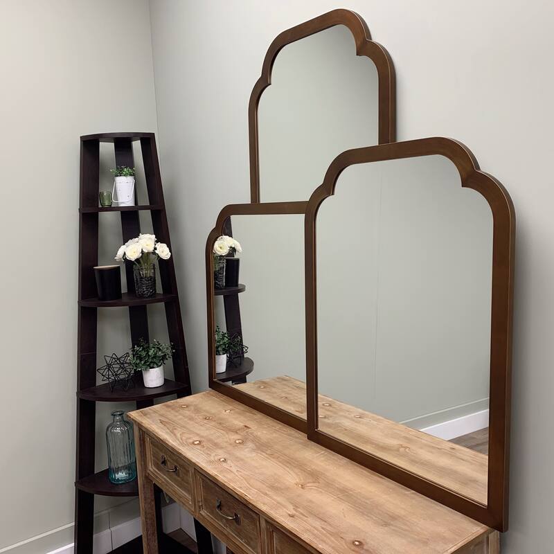 Tyler Framed Vanity Mirror - Clover Cathedral - 24.4x32.4