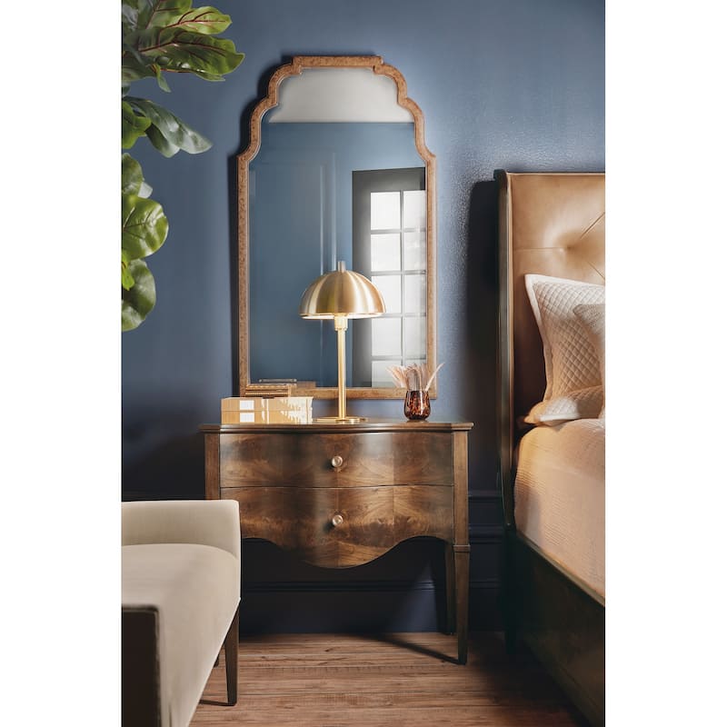 Hooker Furniture 6123-90006 Archives 28"W x 48"H Specialty Beveled - Mottled Amber