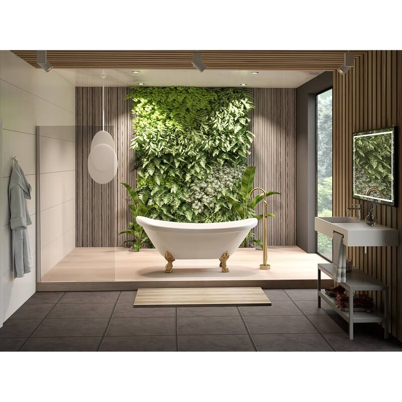 Neptune Single Handle Floor Mounted Gooseneck Freestanding Tub Filler