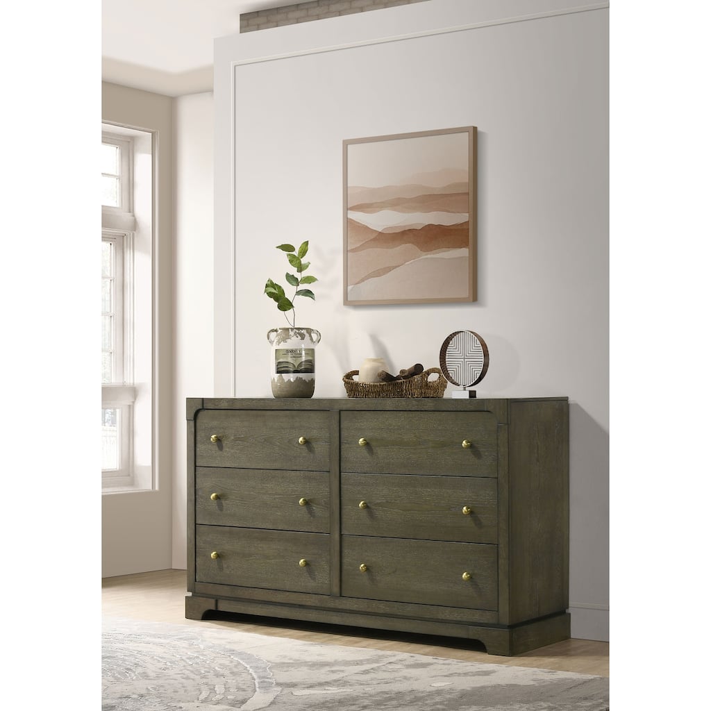 Sundance Dark Cocoa 6-drawer Dresser Cabinet