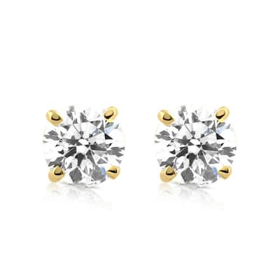 1/5ct Diamond Studs Yellow Gold