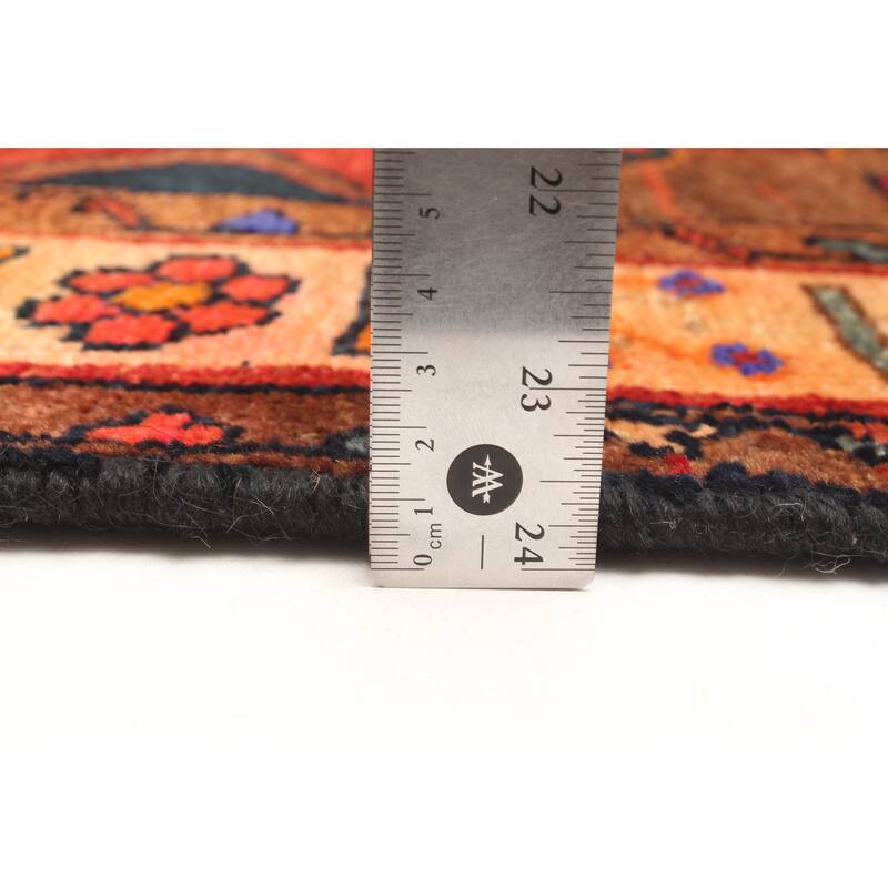 ECARPETGALLERY Hand-knotted Konya Anatolian Dark Red Wool Rug - 3'10 x 6'10