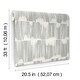 preview thumbnail 6 of 5, A-Street Prints Serendipity Sterling Shibori Wallpaper