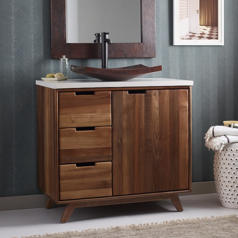 Topanga Freestanding Single Bathroom Vanity (Base Only) - 36"