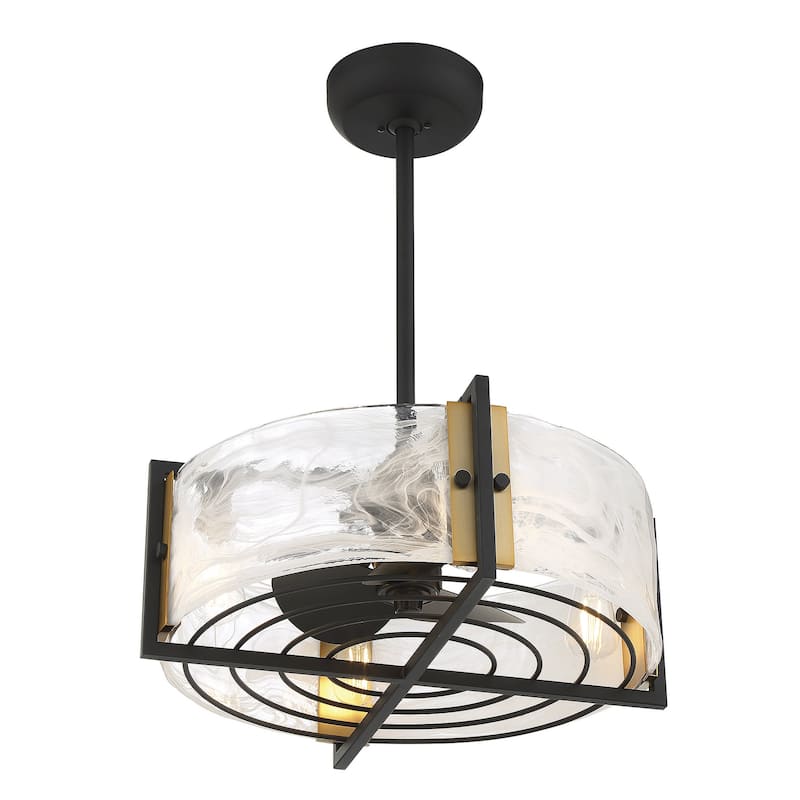 Savoy House 24-FD-1698 Hayward 4 Light 23" Wide LED Drum Chandelier